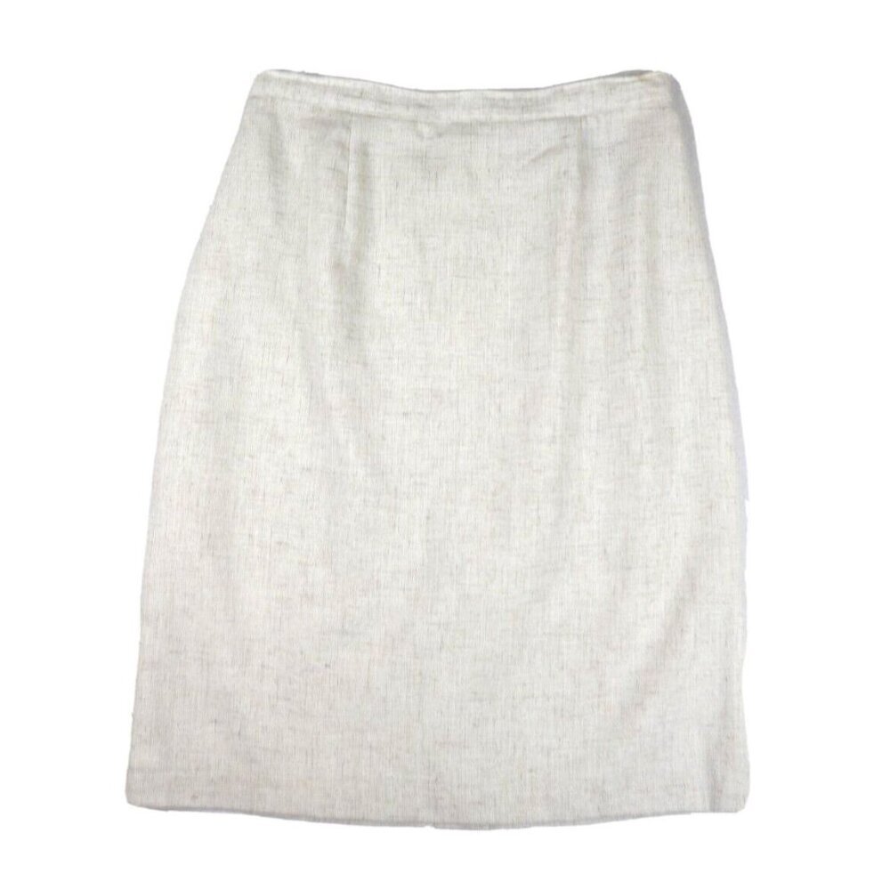 SAG HARBOR - WOMEN'S BEIGE PENCIL SKIRT - SIZE 10